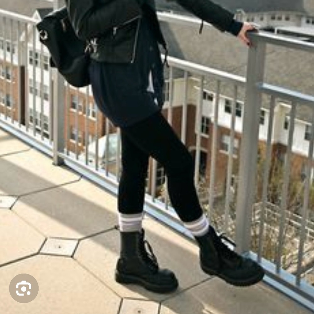 Sister x Soeur Black Combat Boots